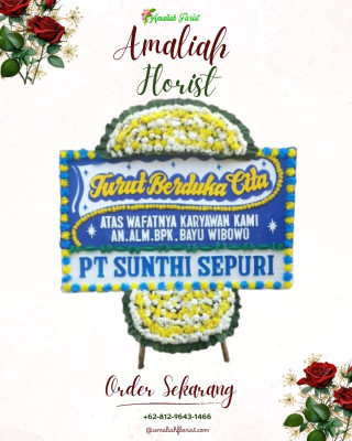 Papan Bunga Duka di Cikatomas